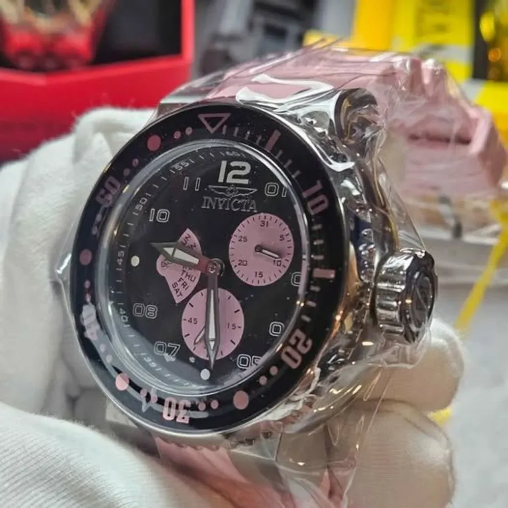 Invicta Pro Diver Men's Watch - 52mm, Pink (49565)